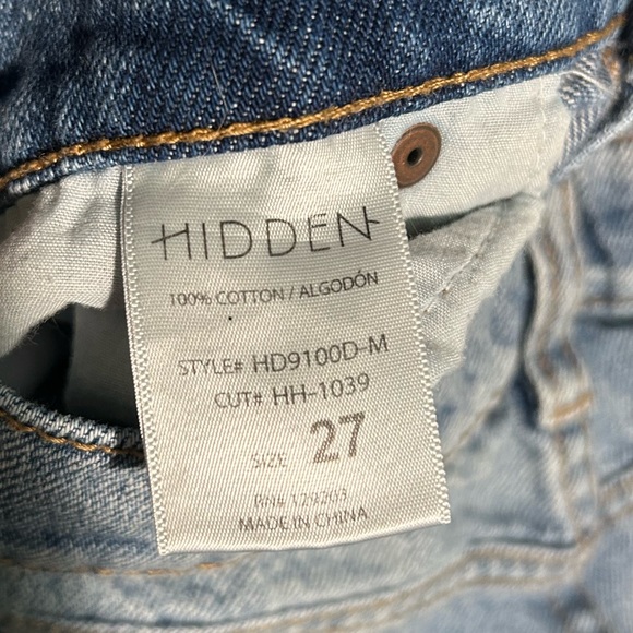size 27 Hidden jeans. - Picture 2 of 4